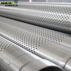 Light Weight Perforated Stainless Steel Pipe Durable For Pipe Base Screens